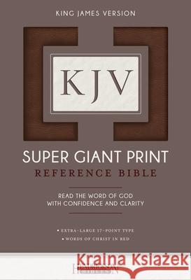 KJV Super Giant Print Bible Hendrickson Bibles 9781619709713 Hendrickson Publishers