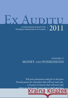 Ex Auditu - Volume 27 Klyne Snodgrass 9781620322123