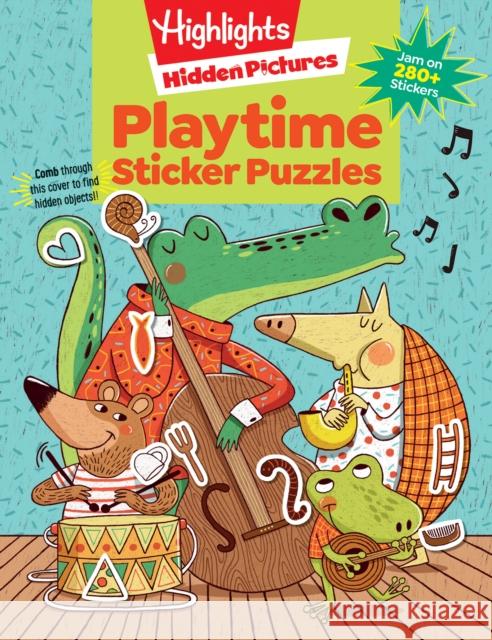 Playtime Sticker Puzzles Highlights 9781620917862 Astra Publishing House