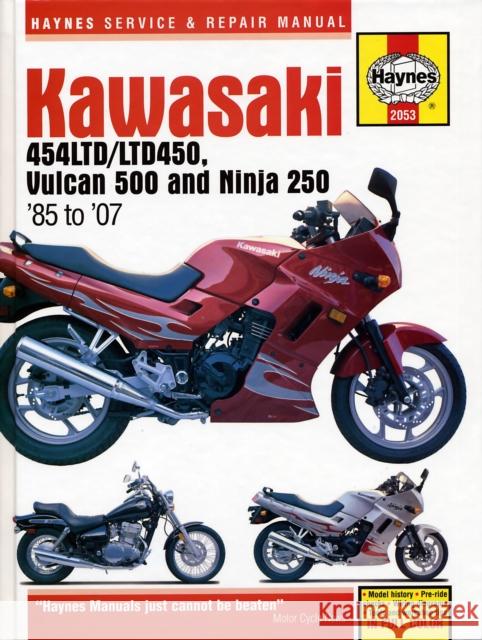 Kawasaki 454 Ltd, Vulcan 500 & Ninja 250 (85 -07) Haynes Publishing 9781620922347 Haynes Manuals Inc