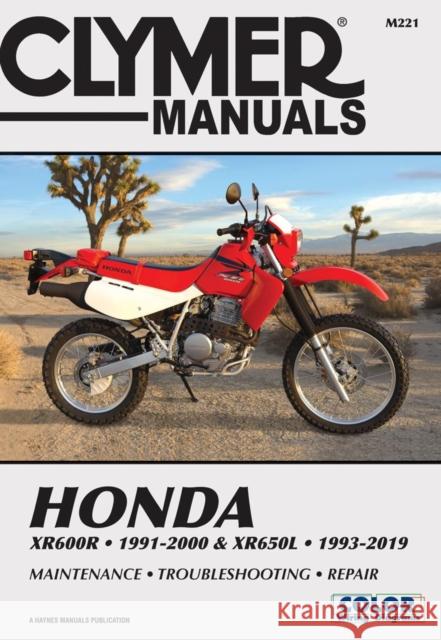 CL Honda XR600R-XR650L 1993-2019 Repair Manual Clymer Publications 9781620923641 Haynes Manuals Inc