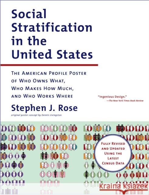 Social Stratification in the United States: The American Profile Poster of Who Owns What, Who Makes How Much, and Who Works Where Rose, Stephen J. 9781620977408 New Press
