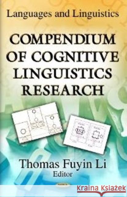 Compendium of Cognitive Linguistics Research Thomas Fuyin Li 9781621007517 Nova Science Publishers Inc