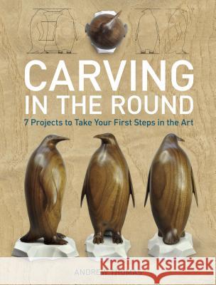 Carving in the Round: 7 Projects to Take Your First Steps in the Art Andrew Thomas 9781621130086 Taunton Press