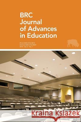Brc Journal of Advances in Education Volume 2, Number 1 Paul Richardson 9781621962182 Cambria Press