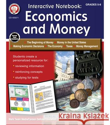 Interactive Notebook: Economics and Money Schyrlet Cameron 9781622238637 Mark Twain Media