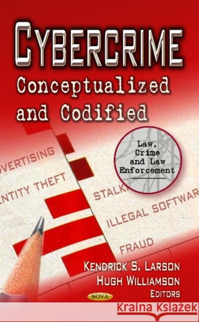 Cybercrime: Conceptualized & Codified Hugh Williamson, Kendrick Larson 9781622575091 Nova Science Publishers Inc