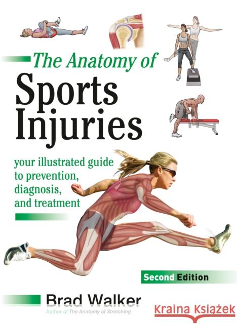 The Anatomy of Sports Injuries, Second Edition: Your Illustrated Guide to Prevention, Diagnosis, and Treatment Brad Walker 9781623172831 North Atlantic Books