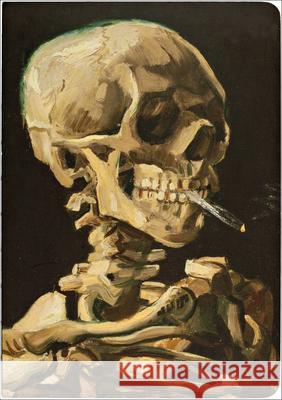 Head of a Skeleton with a Burning Cigarette, Skull, A5 Notebook Van Gogh, Vincent 9781623258221 Te Neues Publishing Company