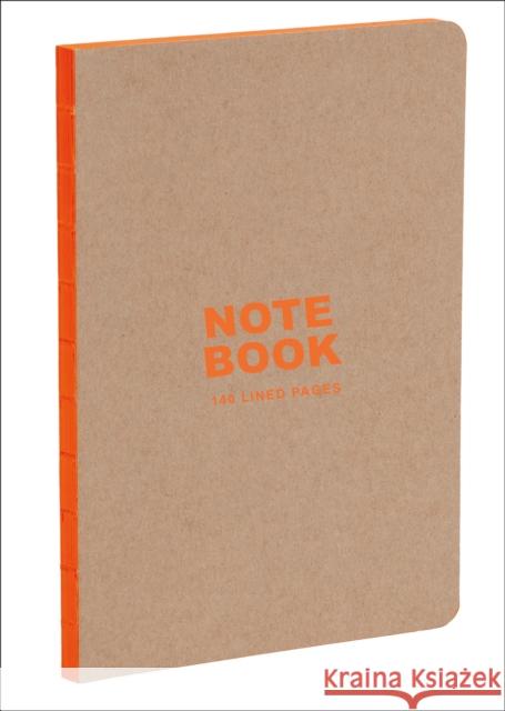 Kraft and Orange A5 Notebook: Lined Paper  9781623259402 teNeues Calendars & Stationery GmbH & Co. KG