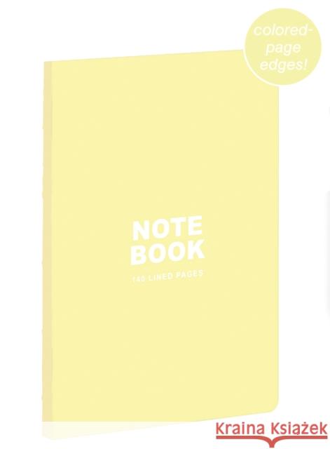 Pastel Yellow A5 Notebook  9781623259600 teNeues Calendars & Stationery GmbH & Co. KG