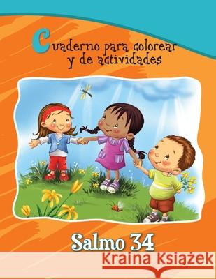 Salmo 34: Cuaderno para colorear Agnes De Bezenac 9781623878184