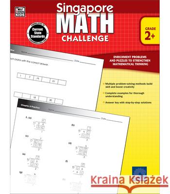 Singapore Math Challenge, Grades 2+ Singapore Asian Publishers 9781623990725 Frank Schaffer Publications