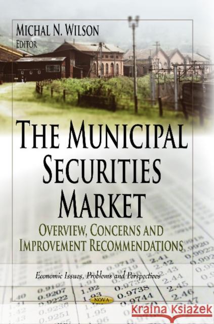 Municipal Securities Market: Overview, Concerns & Improvement Recommendations Michal N Wilson 9781624172953 Nova Science Publishers Inc
