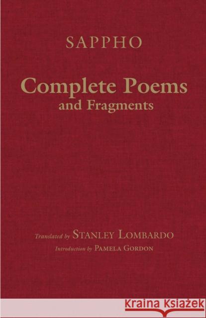 Complete Poems and Fragments  Sappho 9781624664687