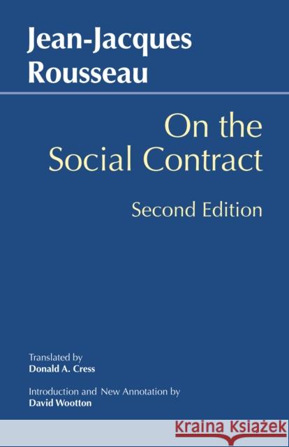 On the Social Contract Jean-Jacques Rousseau 9781624667855