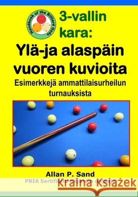 3-vallin kara - Yl?-ja alasp?in vuoren kuvioita: Esimerkkej? ammattilaisurheilun turnauksista Allan P. Sand 9781625052797 Billiard Gods Productions