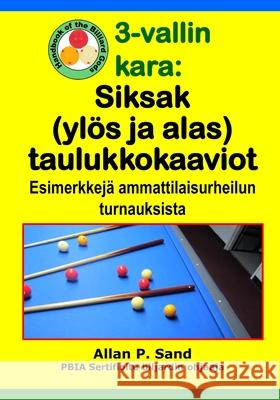 3-vallin kara - Siksak (yl?s ja alas) taulukkokaaviot: Esimerkkej? ammattilaisurheilun turnauksista Allan P. Sand 9781625052810 Billiard Gods Productions