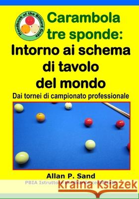 Carambola Tre Sponde - Intorno AI Schema Di Tavolo del Mondo: Dai Tornei Di Campionato Professionale Allan P. Sand 9781625053060 Billiard Gods Productions