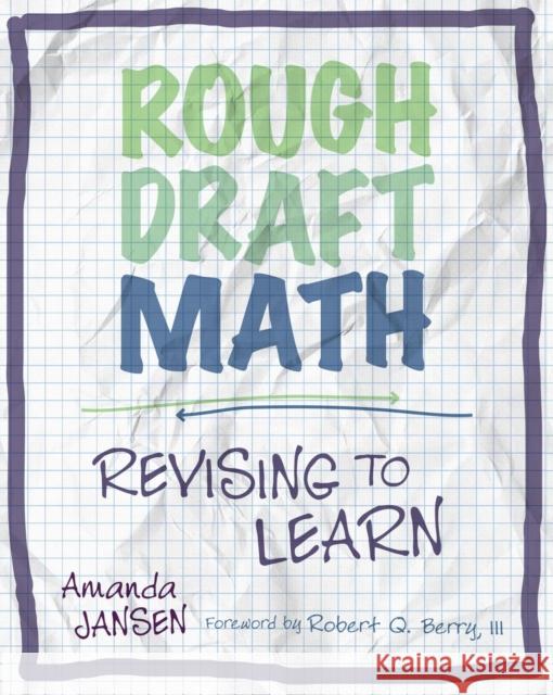 Rough Draft Math: Rough Draft Math: Revising to Learn Amanda Jansen 9781625312068 Stenhouse Publishers