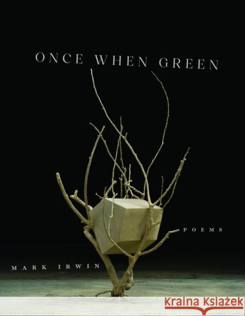 Once When Green: Poems Mark Irwin 9781625348654 University of Massachusetts Press