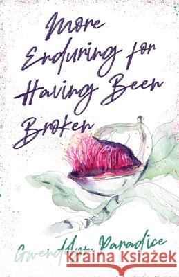 More Enduring for Having Been Broken Gwendolyn Paradice 9781625578327 Black Lawrence Press