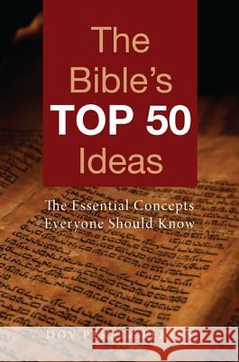 The Bible's Top 50 Ideas: The Essential Concepts Everyone Should Know Dov Peretz Elkins Abigail Treu 9781625642592