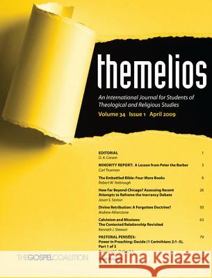 Themelios, Volume 34, Issue 1 D. A. Carson 9781625649478 Wipf & Stock Publishers