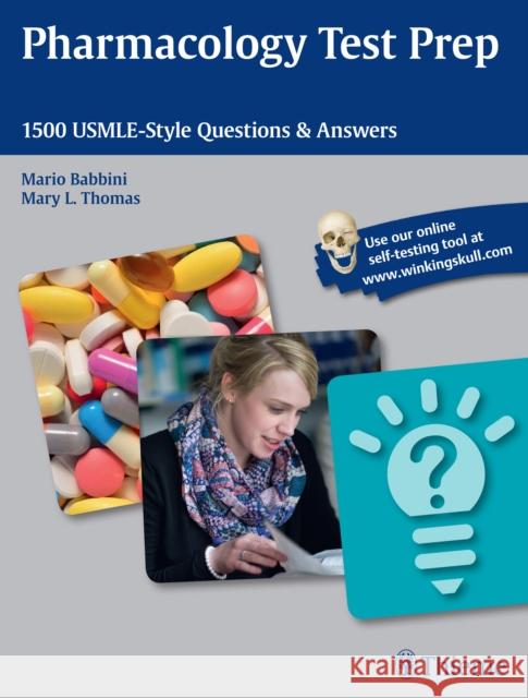 Pharmacology Test Prep: 1500 Usmle-Style Questions & Answers Babbini, Mario 9781626230415 Thieme Medical Publishers