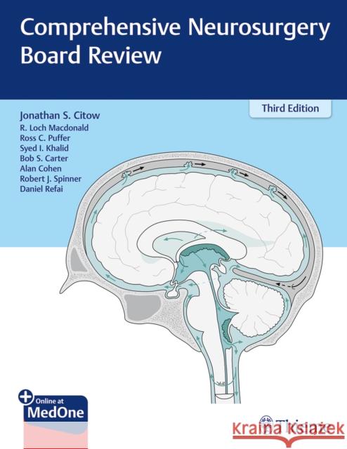 Comprehensive Neurosurgery Board Review Citow, Jonathan Stuart 9781626231023