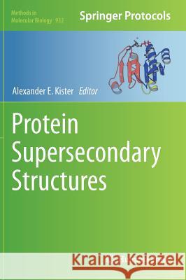 Protein Supersecondary Structures Alexander E. Kister 9781627030649 Humana Press