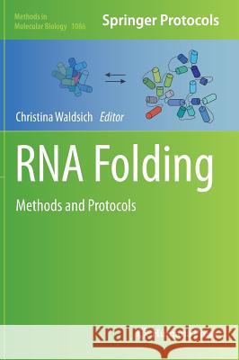 RNA Folding: Methods and Protocols Waldsich, Christina 9781627036665 Humana Press