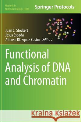 Functional Analysis of DNA and Chromatin Juan C. Stockert Jesus Espada Alfonso Blazquez-Castro 9781627037051 Humana Press