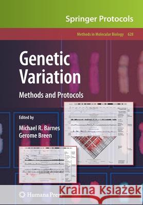 Genetic Variation: Methods and Protocols Barnes, Michael R. 9781627038263 Humana Press