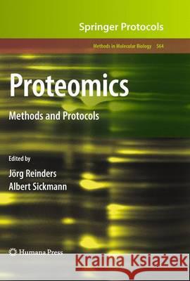 Proteomics: Methods and Protocols Reinders, Jörg 9781627038317 Humana Press