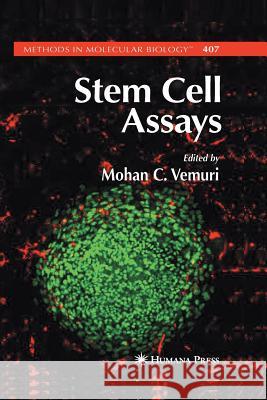 Stem Cell Assays Mohan C. Vemuri 9781627039376