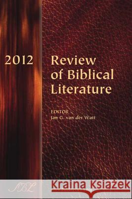 Review of Biblical Literature, 2012 Jan Va 9781628371284 SBL Press