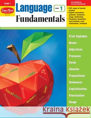 Language Fundamentals, Grade 1 Teacher Resource Evan-Moor Corporation 9781629382173 Evan-Moor Educational Publishers