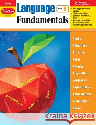 Language Fundamentals, Grade 5 Teacher Resource Evan-Moor Corporation 9781629382210 Evan-Moor Educational Publishers