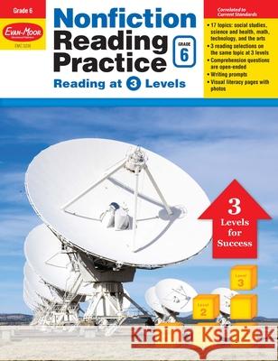 Nonfiction Reading Practice, Grade 6 Teacher Resource Evan-Moor Corporation 9781629383200 Evan-Moor Educational Publishers