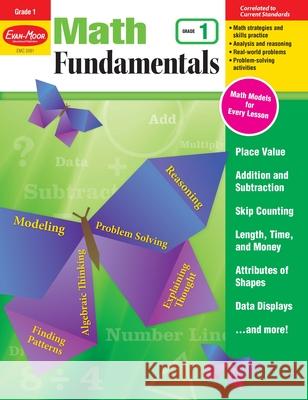 Math Fundamentals, Grade 1 Teacher Resource Evan-Moor Corporation 9781629383279 Evan-Moor Educational Publishers