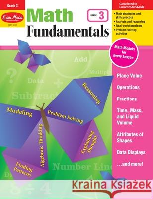 Math Fundamentals, Grade 3 Teacher Resource Evan-Moor Corporation 9781629383293 Evan-Moor Educational Publishers