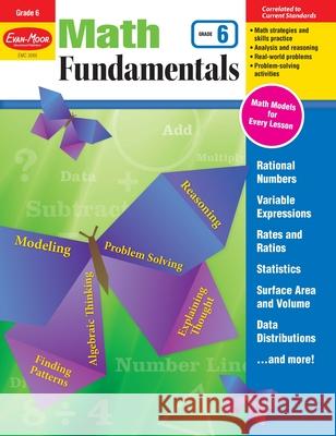 Math Fundamentals, Grade 6 Teacher Resource Evan-Moor Corporation 9781629383323 Evan-Moor Educational Publishers