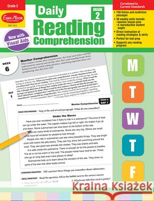 Daily Reading Comprehension, Grade 2 Teacher Edition Evan-Moor Corporation 9781629384757 Evan Moor Educational Publishers