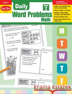 Daily Word Problems Math, Grade 2 Teachers Edition Evan-Moor Corporation 9781629388564 Evan-Moor Educational Publishers