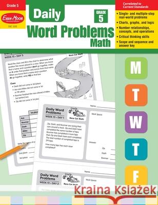 Daily Word Problems Math, Grade 5 Teacher Edition Evan-Moor Corporation 9781629388595 Evan-Moor Educational Publishers