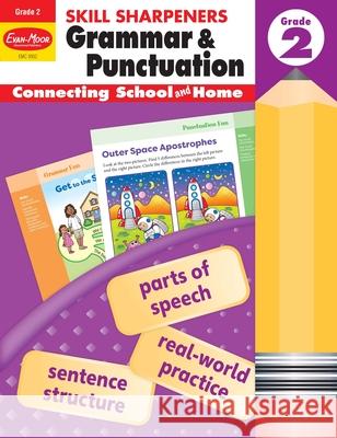 Skill Sharpeners: Grammar & Punctuation, Grade 2 Workbook Evan-Moor Corporation 9781629388700 Evan-Moor Educational Publishers