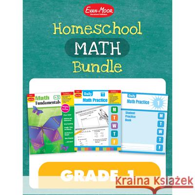 Homeschool Math Bundle, Grade 1 Evan-Moor Educational Publishers 9781629389080 Evan-Moor Educational Publishers