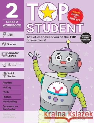 Top Student, Grade 2 Workbook Evan-Moor Corporation 9781629389769 Evan-Moor Educational Publishers