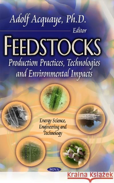 Feedstocks: Production Practices, Technologies & Environmental Impacts Adolf Acquaye 9781629481562 Nova Science Publishers Inc